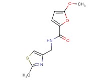 5-methoxy-N-[(2-methyl-1,3-thiazol-4-yl)methyl]-2-furamide