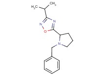 5-(1-benzylpyrrolidin-2-yl)-3-isopropyl-1,2,4-oxadiazole