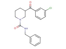 N-benzyl-3-(3-chlorobenzoyl)-1-piperidinecarboxamide