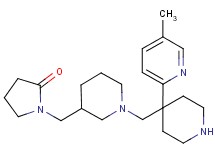 1-[(1-{[4-(5-methyl-2-pyridinyl)-4-piperidinyl]methyl}-3-piperidinyl)methyl]-2-pyrrolidinone dihydrochloride