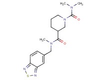 N~3~-(2,1,3-benzothiadiazol-5-ylmethyl)-N~1~,N~1~,N~3~-trimethyl-1,3-piperidinedicarboxamide