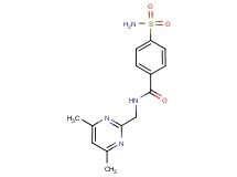 4-(aminosulfonyl)-N-[(4,6-dimethyl-2-pyrimidinyl)methyl]benzamide