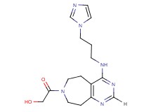 2-(4-{[3-(1H-imidazol-1-yl)propyl]amino}-5,6,8,9-tetrahydro-7H-pyrimido[4,5-d]azepin-7-yl)-2-oxoethanol