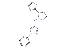 2-{1-[(1-phenyl-1H-pyrazol-4-yl)methyl]pyrrolidin-2-yl}-1,3-thiazole