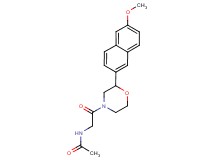 N-{2-[2-(6-methoxy-2-naphthyl)morpholin-4-yl]-2-oxoethyl}acetamide