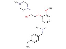 1-(5-{[(4-ethylbenzyl)(methyl)amino]methyl}-2-methoxyphenoxy)-3-(4-methyl-1-piperazinyl)-2-propanol