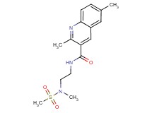 2,6-dimethyl-N-{2-[methyl(methylsulfonyl)amino]ethyl}quinoline-3-carboxamide
