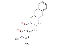 N,1,4,6-tetramethyl-N-[(2-methyl-1,2,3,4-tetrahydro-3-isoquinolinyl)methyl]-2-oxo-1,2-dihydro-3-pyridinecarboxamide