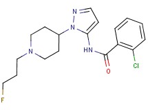 2-chloro-N-{1-[1-(3-fluoropropyl)piperidin-4-yl]-1H-pyrazol-5-yl}benzamide