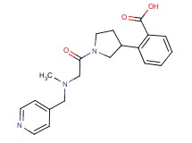 2-{1-[N-methyl-N-(4-pyridinylmethyl)glycyl]-3-pyrrolidinyl}benzoic acid