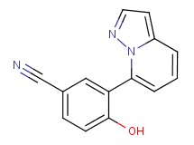 4-hydroxy-3-pyrazolo[1,5-a]pyridin-7-ylbenzonitrile