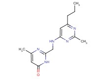 6-methyl-2-{[(2-methyl-6-propylpyrimidin-4-yl)amino]methyl}pyrimidin-4(3H)-one