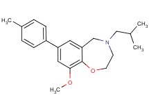 4-isobutyl-9-methoxy-7-(4-methylphenyl)-2,3,4,5-tetrahydro-1,4-benzoxazepine