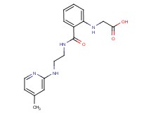 ({2-[({2-[(4-methylpyridin-2-yl)amino]ethyl}amino)carbonyl]phenyl}amino)acetic acid