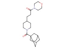 4-{3-[1-(1-adamantylcarbonyl)-4-piperidinyl]propanoyl}morpholine