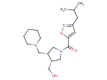 [(3R*,4R*)-1-[(3-isobutylisoxazol-5-yl)carbonyl]-4-(piperidin-1-ylmethyl)pyrrolidin-3-yl]methanol