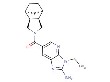 3-ethyl-6-[(3aR*,4R*,7S*,7aS*)-octahydro-2H-4,7-methanoisoindol-2-ylcarbonyl]-3H-imidazo[4,5-b]pyridin-2-amine