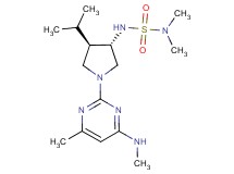 N'-{(3S*,4R*)-4-isopropyl-1-[4-methyl-6-(methylamino)-2-pyrimidinyl]-3-pyrrolidinyl}-N,N-dimethylsulfamide