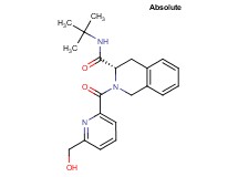 (3S)-N-(tert-butyl)-2-{[6-(hydroxymethyl)-2-pyridinyl]carbonyl}-1,2,3,4-tetrahydro-3-isoquinolinecarboxamide