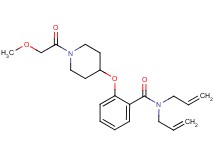 N,N-diallyl-2-{[1-(methoxyacetyl)-4-piperidinyl]oxy}benzamide