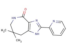 7,7-dimethyl-2-pyridin-2-yl-5,6,7,8-tetrahydroimidazo[4,5-c]azepin-4(1H)-one