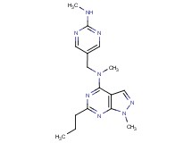 N,1-dimethyl-N-{[2-(methylamino)-5-pyrimidinyl]methyl}-6-propyl-1H-pyrazolo[3,4-d]pyrimidin-4-amine