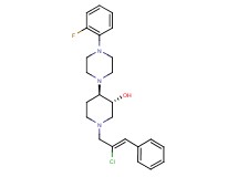 (3R*,4R*)-1-[(2Z)-2-chloro-3-phenyl-2-propen-1-yl]-4-[4-(2-fluorophenyl)-1-piperazinyl]-3-piperidinol