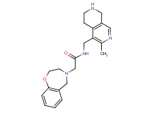 2-(2,3-dihydro-1,4-benzoxazepin-4(5H)-yl)-N-[(3-methyl-5,6,7,8-tetrahydro-2,7-naphthyridin-4-yl)methyl]acetamide