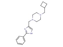 1-(cyclobutylmethyl)-4-[(2-phenyl-1H-imidazol-4-yl)methyl]piperazine bis(trifluoroacetate)