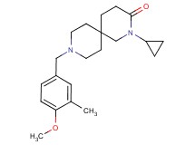2-cyclopropyl-9-(4-methoxy-3-methylbenzyl)-2,9-diazaspiro[5.5]undecan-3-one