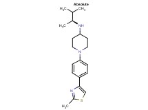 N-[(1S)-1,2-dimethylpropyl]-1-[4-(2-methyl-1,3-thiazol-4-yl)phenyl]piperidin-4-amine