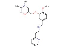 1-[isopropyl(methyl)amino]-3-[2-methoxy-5-({[2-(2-pyridinyl)ethyl]amino}methyl)phenoxy]-2-propanol