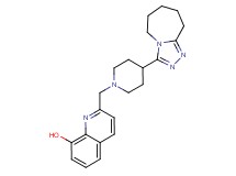2-{[4-(6,7,8,9-tetrahydro-5H-[1,2,4]triazolo[4,3-a]azepin-3-yl)piperidin-1-yl]methyl}quinolin-8-ol
