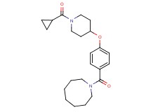 1-(4-{[1-(cyclopropylcarbonyl)-4-piperidinyl]oxy}benzoyl)azocane