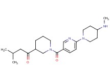 3-methyl-1-[1-({6-[4-(methylamino)piperidin-1-yl]pyridin-3-yl}carbonyl)piperidin-3-yl]butan-1-one
