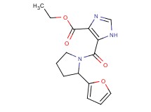 ethyl 5-{[2-(2-furyl)pyrrolidin-1-yl]carbonyl}-1H-imidazole-4-carboxylate