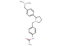 N-{4-[(2-{4-[(dimethylamino)methyl]phenyl}pyrrolidin-1-yl)methyl]phenyl}acetamide