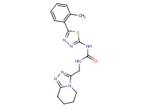 N-[5-(2-methylphenyl)-1,3,4-thiadiazol-2-yl]-N'-(5,6,7,8-tetrahydro[1,2,4]triazolo[4,3-a]pyridin-3-ylmethyl)urea