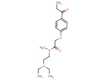 N-[2-(diethylamino)ethyl]-N-methyl-2-(4-propionylphenoxy)acetamide