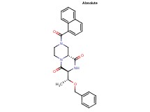 (3S,9aR)-3-[(1R)-1-(benzyloxy)ethyl]-8-(1-naphthoyl)tetrahydro-2H-pyrazino[1,2-a]pyrazine-1,4(3H,6H)-dione