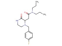 2-[1-(4-fluorobenzyl)-3-oxo-2-piperazinyl]-N,N-dipropylacetamide
