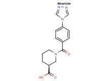 (3S)-1-[4-(4H-1,2,4-triazol-4-yl)benzoyl]piperidine-3-carboxylic acid