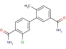 3'-chloro-6-methylbiphenyl-3,4'-dicarboxamide