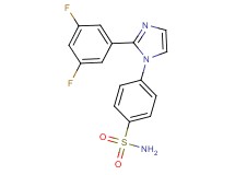 4-[2-(3,5-difluorophenyl)-1H-imidazol-1-yl]benzenesulfonamide