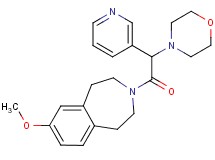 7-methoxy-3-[morpholin-4-yl(pyridin-3-yl)acetyl]-2,3,4,5-tetrahydro-1H-3-benzazepine