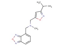 (2,1,3-benzoxadiazol-4-ylmethyl)[(3-isopropylisoxazol-5-yl)methyl]methylamine