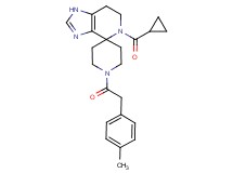 5-(cyclopropylcarbonyl)-1'-[(4-methylphenyl)acetyl]-1,5,6,7-tetrahydrospiro[imidazo[4,5-c]pyridine-4,4'-piperidine]
