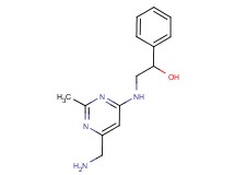 2-{[6-(aminomethyl)-2-methylpyrimidin-4-yl]amino}-1-phenylethanol