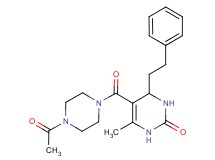 5-[(4-acetylpiperazin-1-yl)carbonyl]-6-methyl-4-(2-phenylethyl)-3,4-dihydropyrimidin-2(1H)-one
