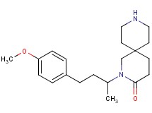 2-[3-(4-methoxyphenyl)-1-methylpropyl]-2,9-diazaspiro[5.5]undecan-3-one hydrochloride